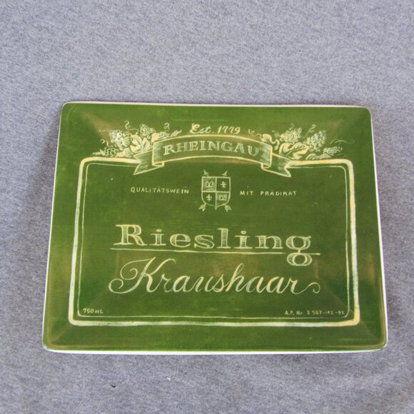 2004 angela staehleng Rheingau Riesling Kraushaar Label trinket Tray dish (W3192 - Picture 1 of 4
